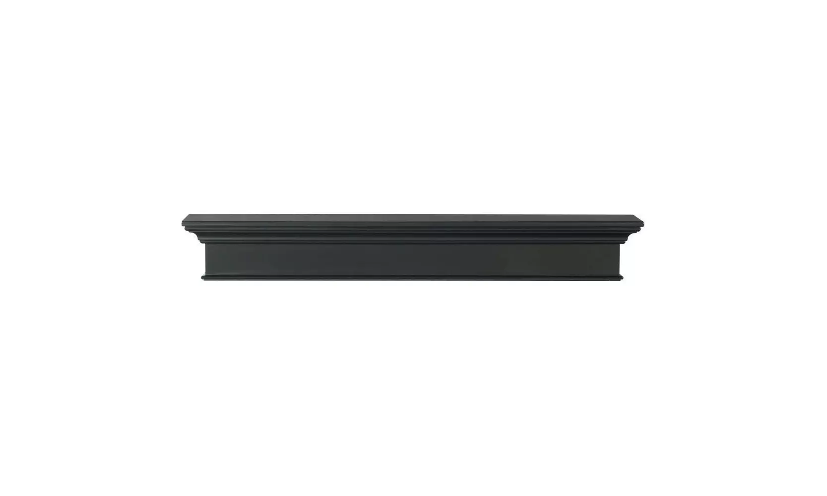 Pearl Mantels 610-60B Henry Mantel Shelf MDF in Black - Primary Image
