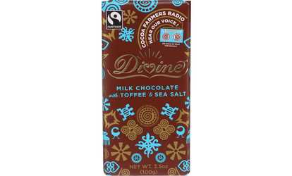 Milk Chocolate with Toffee & Sea Salt Bars ( 10 - 3.5 oz bars )