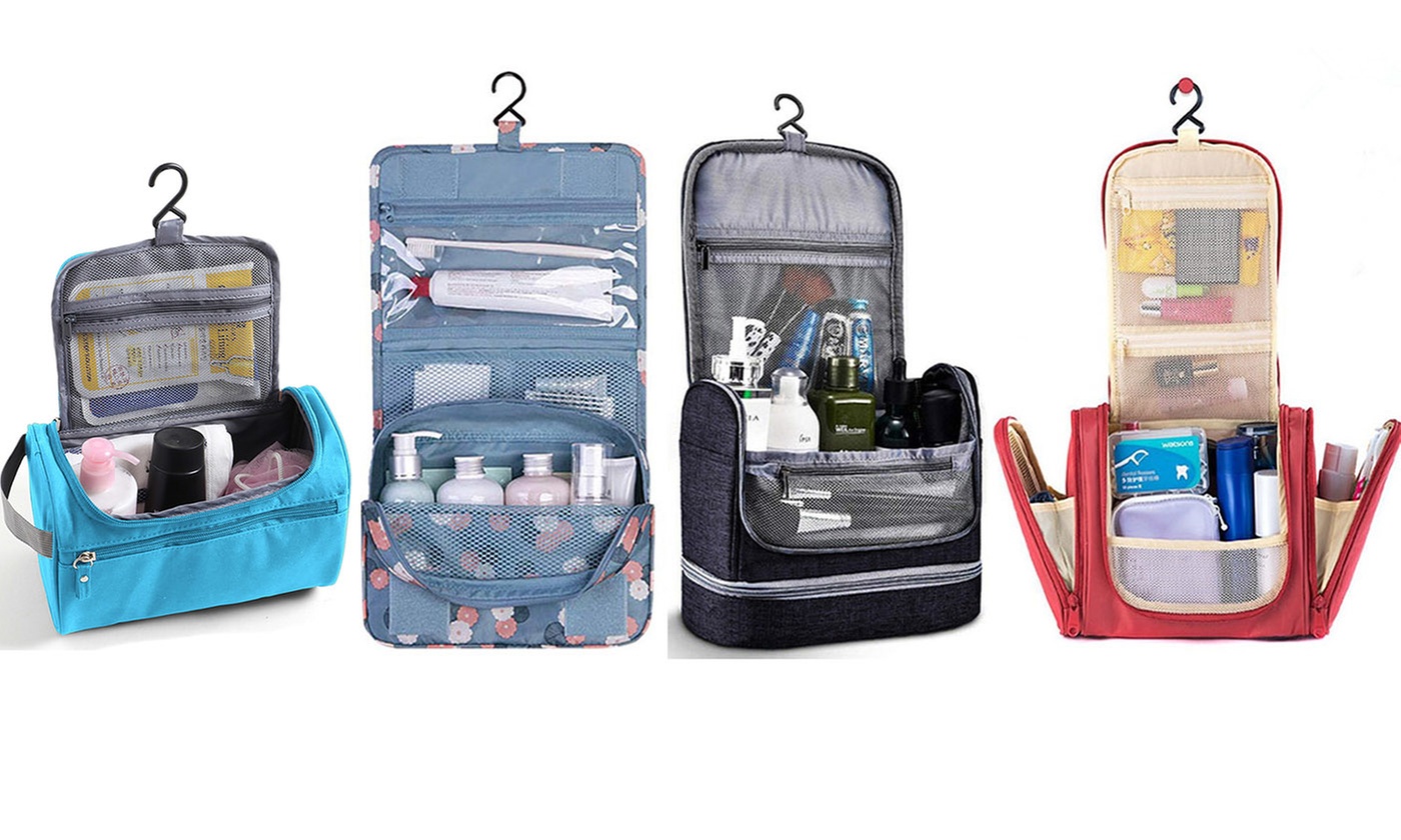 Toiletry Bag Travel Bag with Hanging Hook Cosmetic Bag Organizer Collection