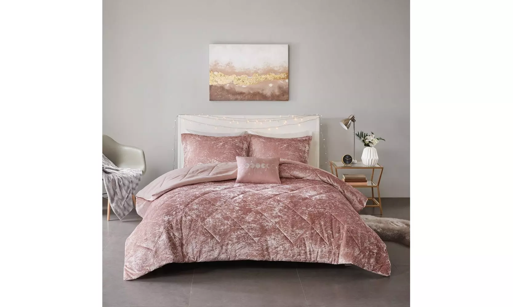 Intelligent Design Isabel Velvet Comforter Set  - Primary Image