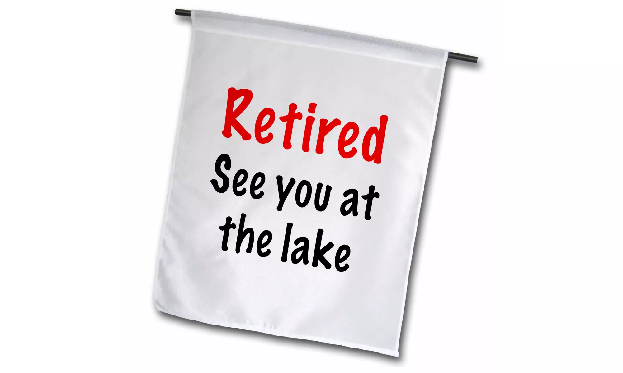  Garden Flag RETIRED SEE YOU AT THE LAKE - 12 by 18-inches  - Primary Image