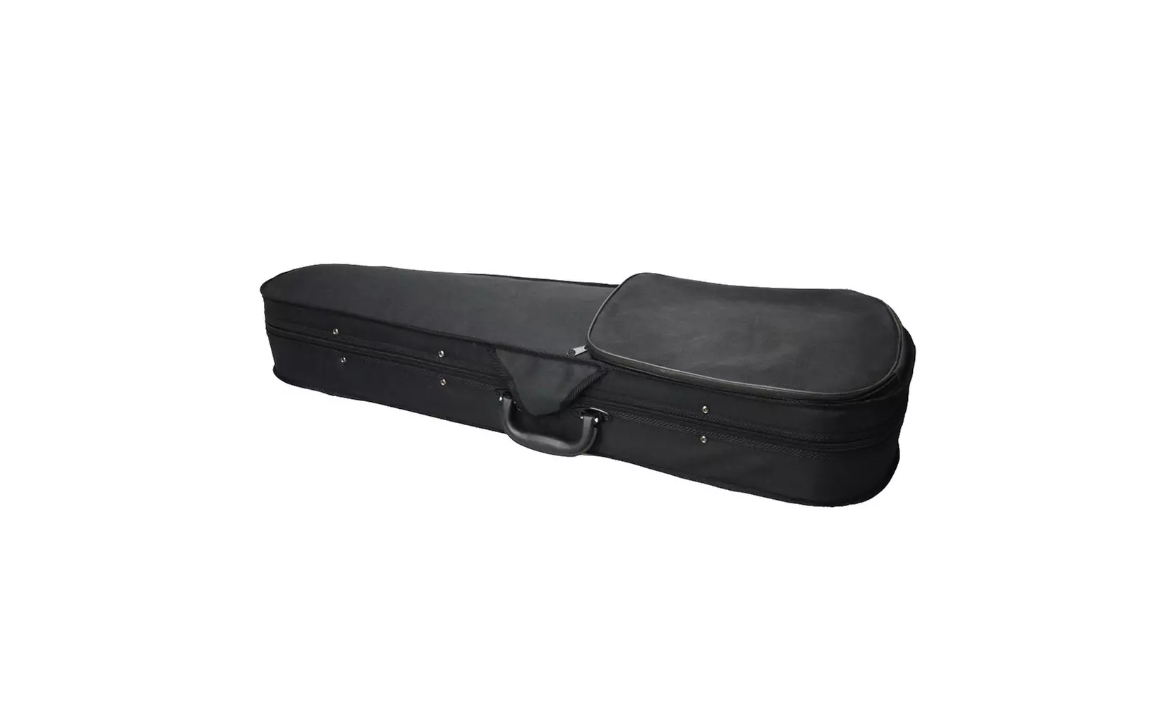 Durable Cloth Fluff Triangle Shape Case with Silver Gray Lining for 4/4 Violin  - Primary Image