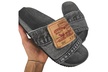 Women Denim Non-slip Flat Slippers Flip Flops Casual Shoes for Outdoor Beach - Second Medium