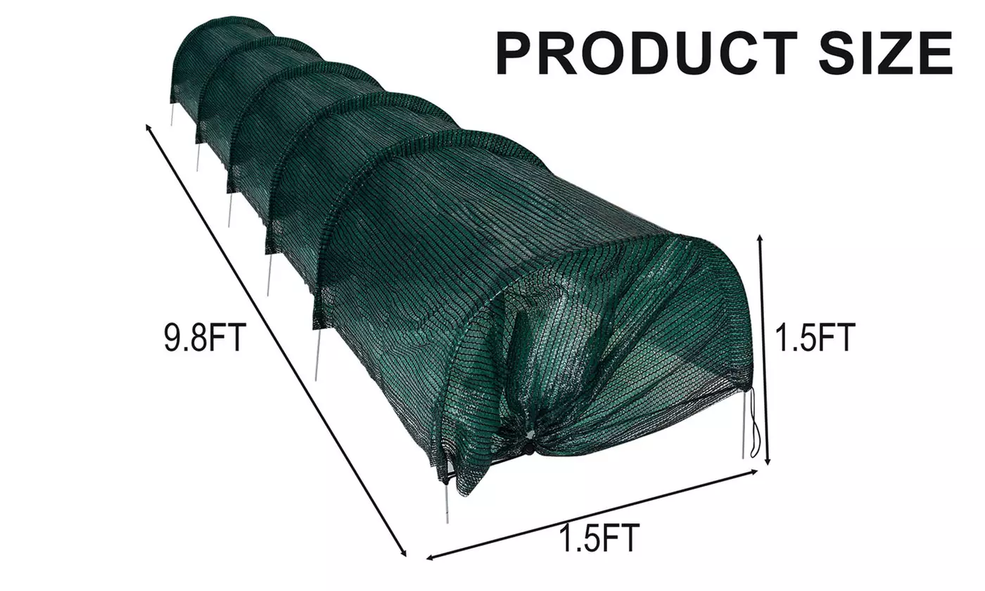 SixtyShadesofGrey Two-in-One Portable Greenhouse Tunnel Shade Net