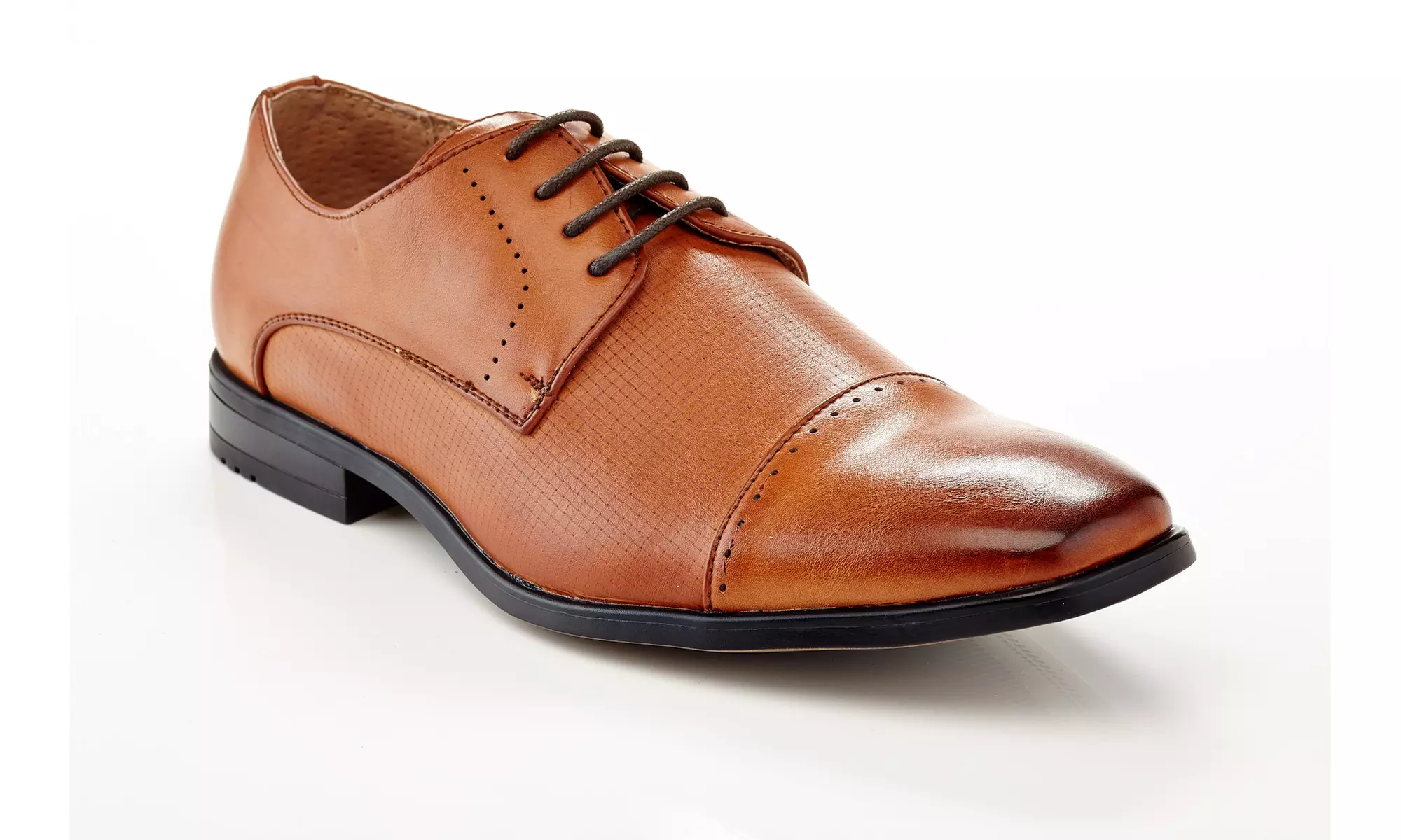 Adolfo Men's Cap-Toe Lace-Up Dress Shoes Multiple Styles