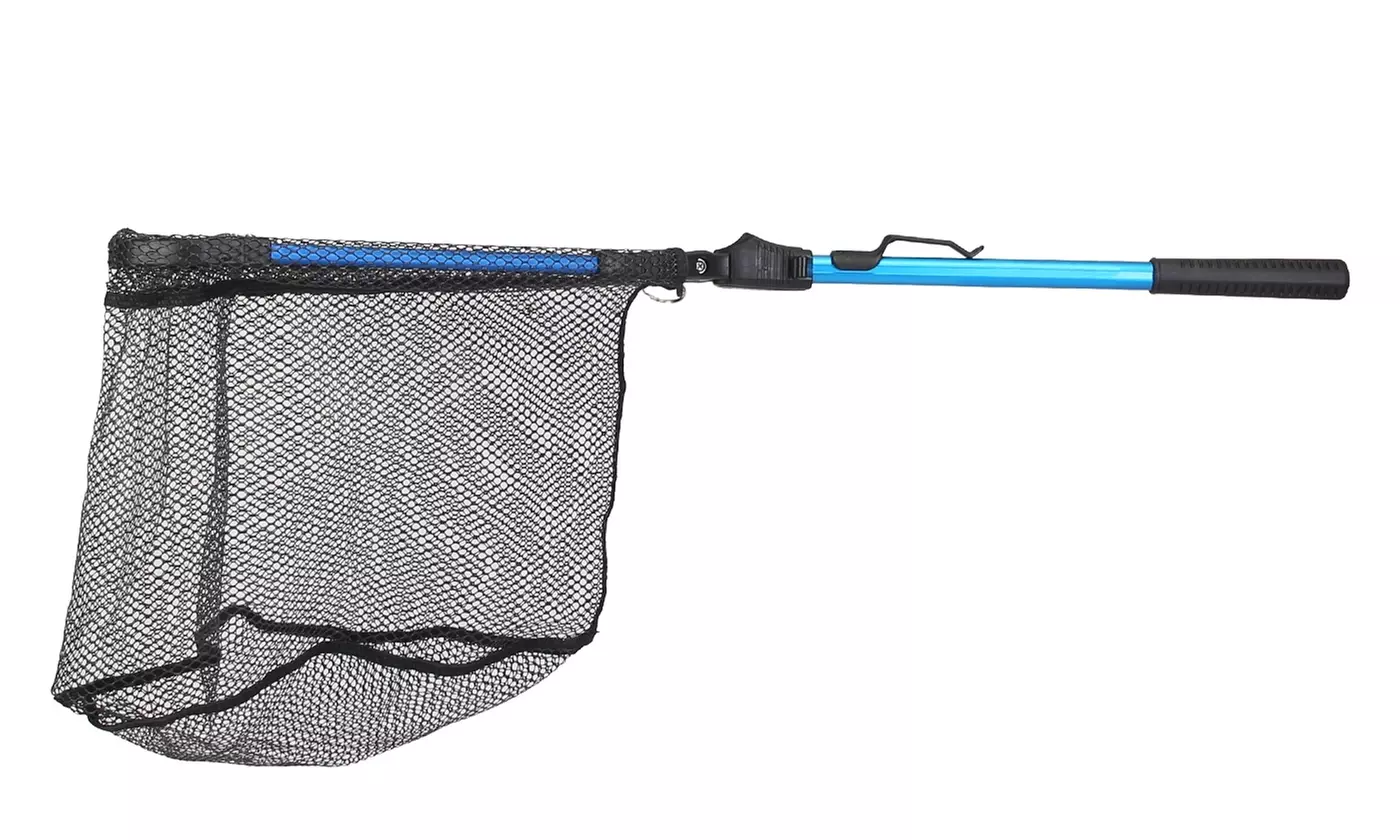 LakeForest Collapsible Aluminum Fishing Net Durable & Portable for Anglers