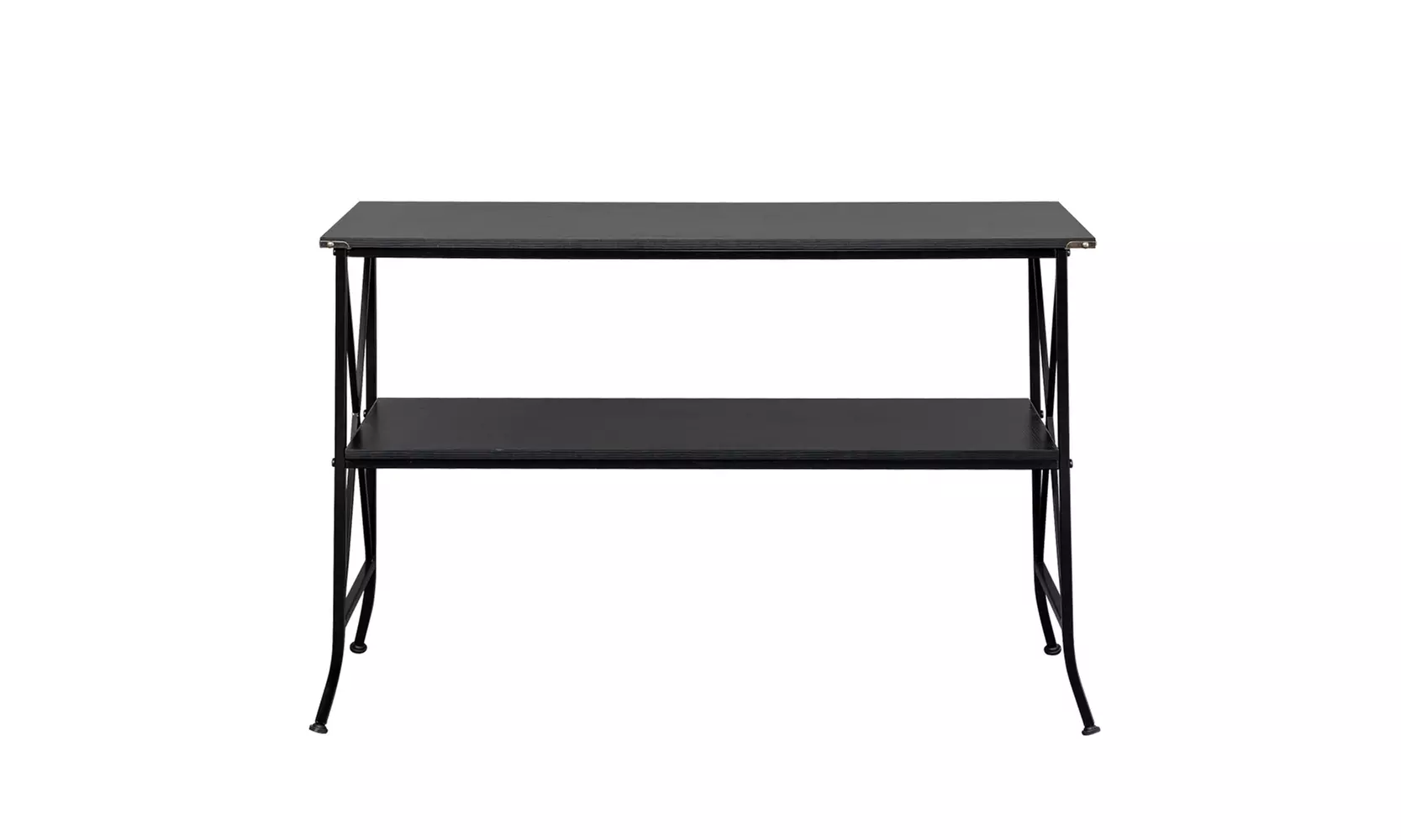 Wrought Iron Base 2 Layers Console Table - Second Medium