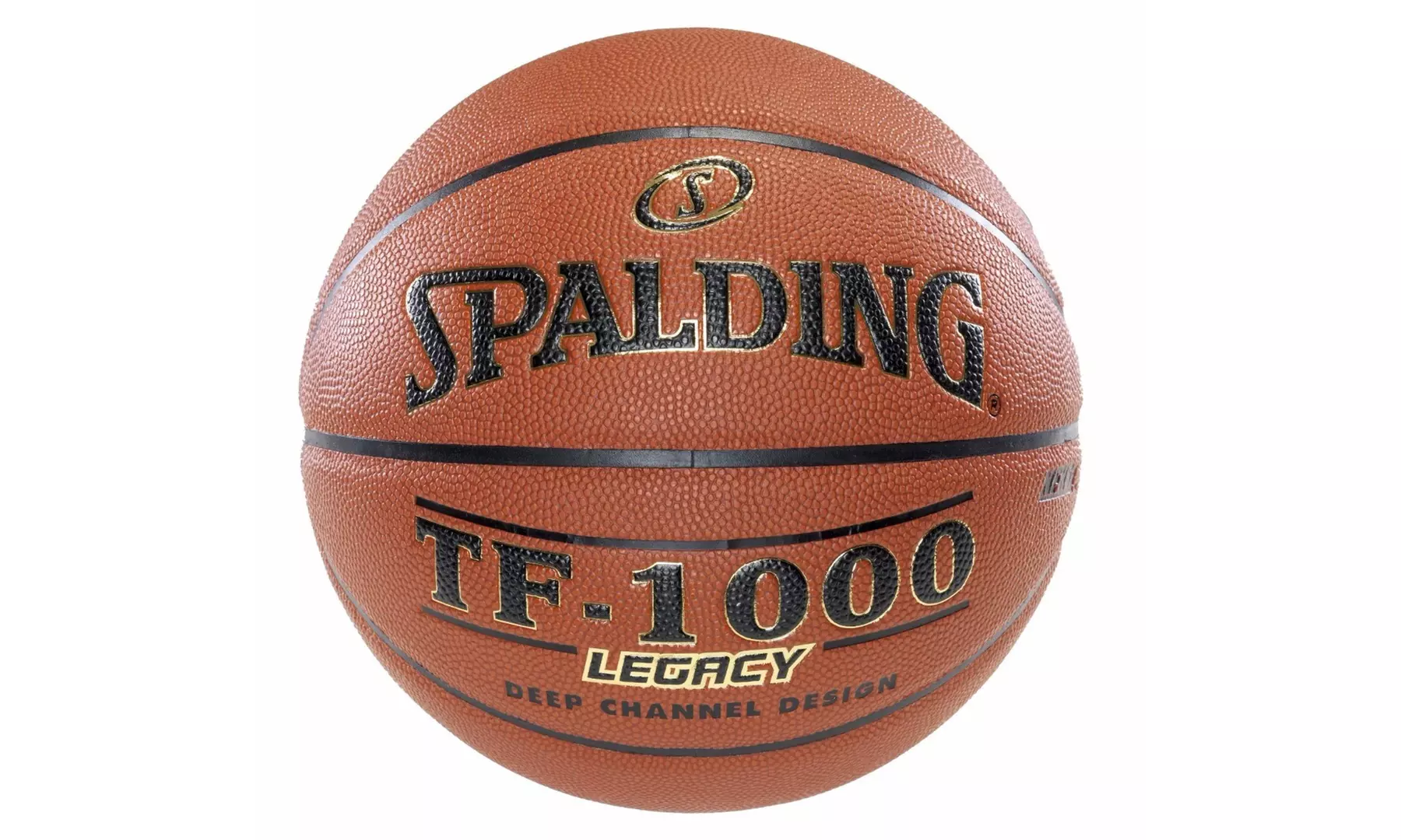 Spalding TF-1000 Legacy Indoor Basketball (29.5 in) and Dual action Pump (12 in) - Primary Image