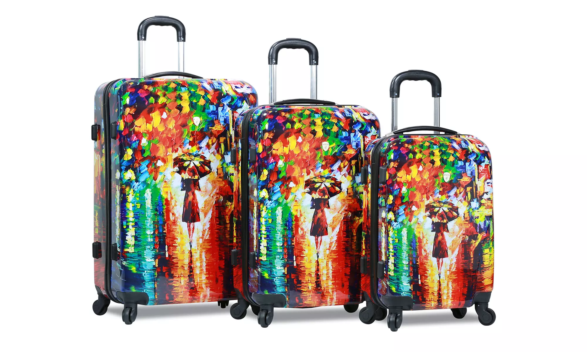 Parisian Nights Lightweight Hardside Spinner Luggage Set (3-Piece) - Primary Image