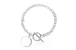 Inspirational Toggle Bracelets in 14K White Gold  - Second Medium