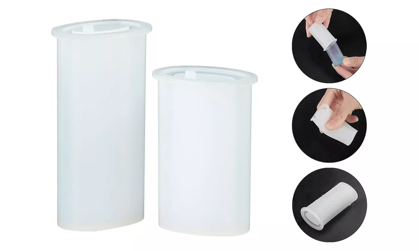 4Pcs Lighter Case Resin Molds DIY Silicone Epoxy Making Tool Mould 