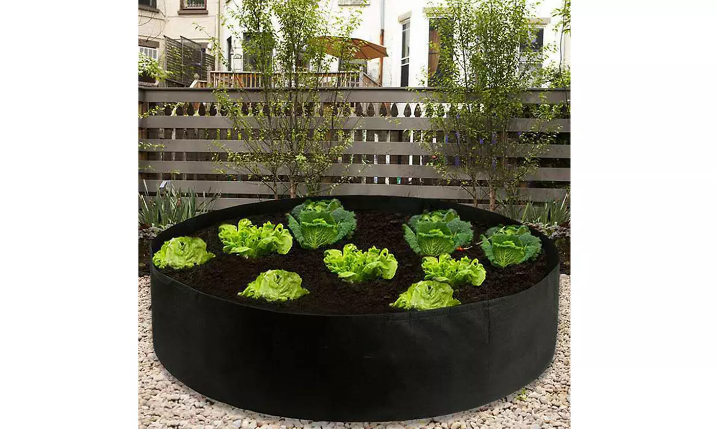 Planter Flower Grow Bag Raised Fabric Bed Elevated Vegetable Box For Garden