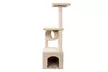 36" Solid Cute Sisal Rope Plush Cat Climb Tree Cat Tower Beige - Second Medium