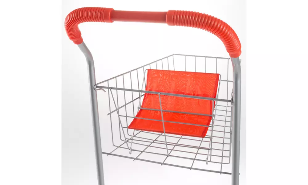 Pretend Play Shopping Cart- Toy Grocery Cart for Boys and Girls by Hey! Play! - Image 3