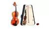 New High Quality Natural Hand Carved 4/4 Violin With Case