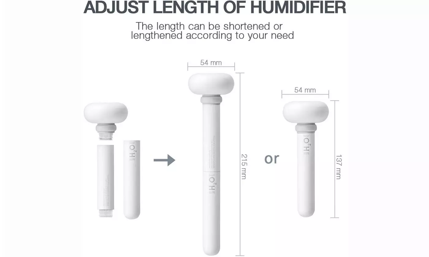 Portable Ultrasonic Cool Mist Humidifier Mini Humidifier Stick 