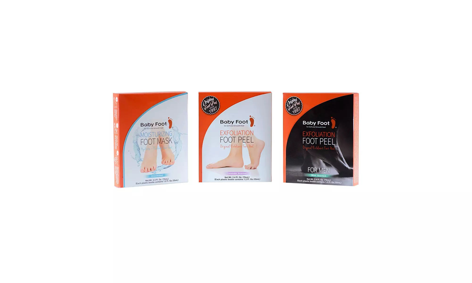 Baby Foot - Original Exfoliant Foot Peel - Lavender Scented Pair - Second Medium