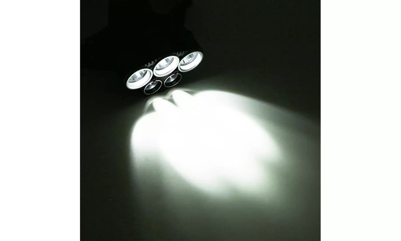 Rechargeable Ultra Bright Headlamp 20000 Lumen LED Headlight 6 Modes Headlamp