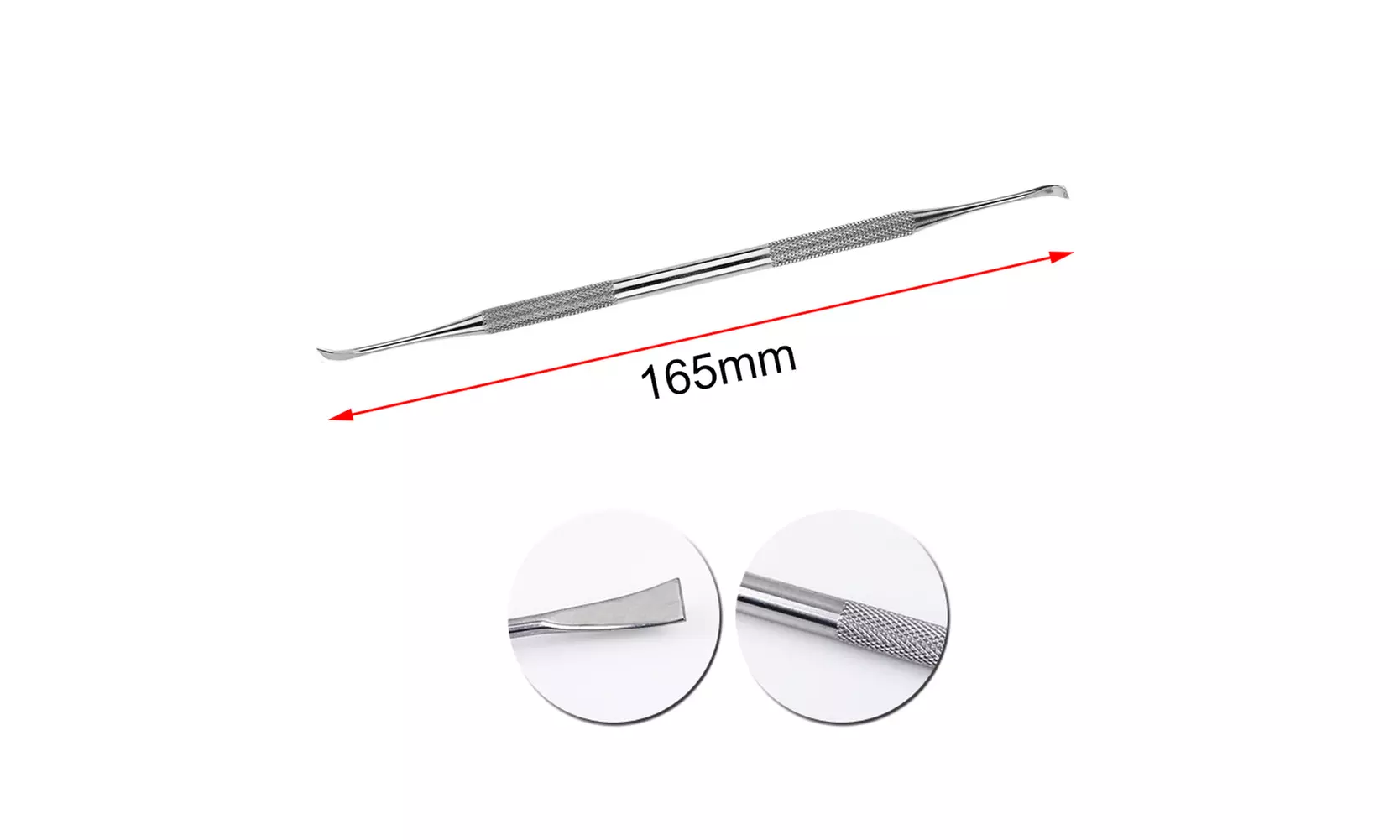 HJZ Dental Hygiene Kit - 5 Piece Stainless Steel Dentist Tools - Second Medium