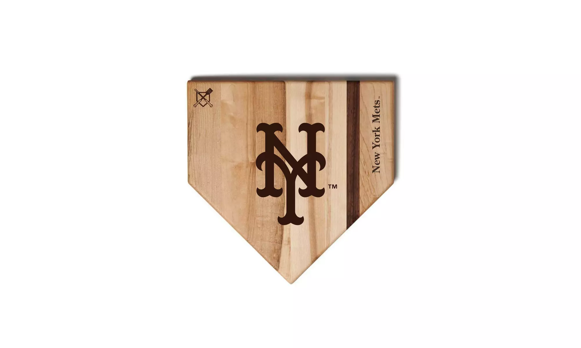MLB 12-Inch or 17-inch Wooden Home Plate Cutting Board
