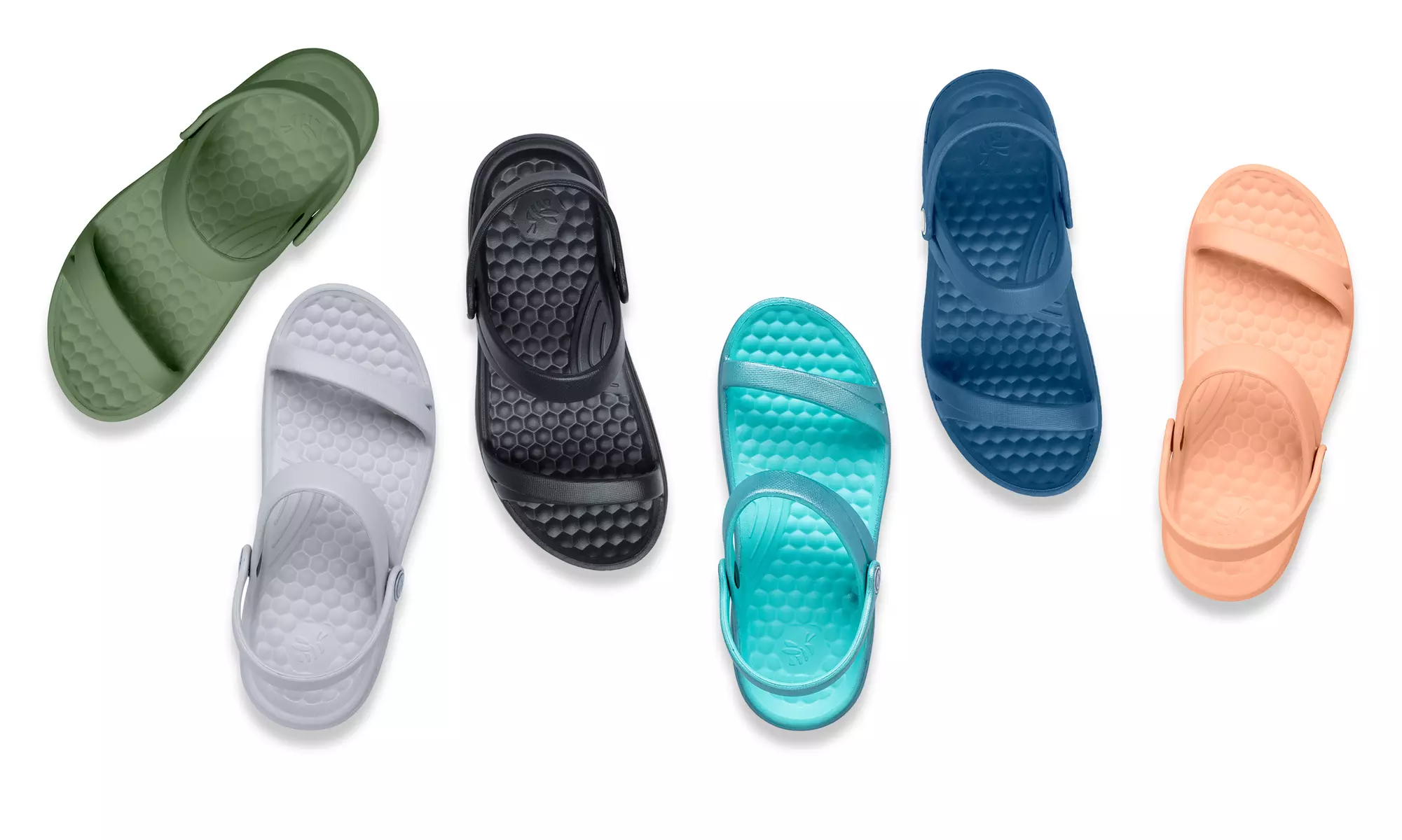 Joybees Dance Sandal - Women's Sporty Arch Support Slip-On with Pivot Backstrap - Primary Image