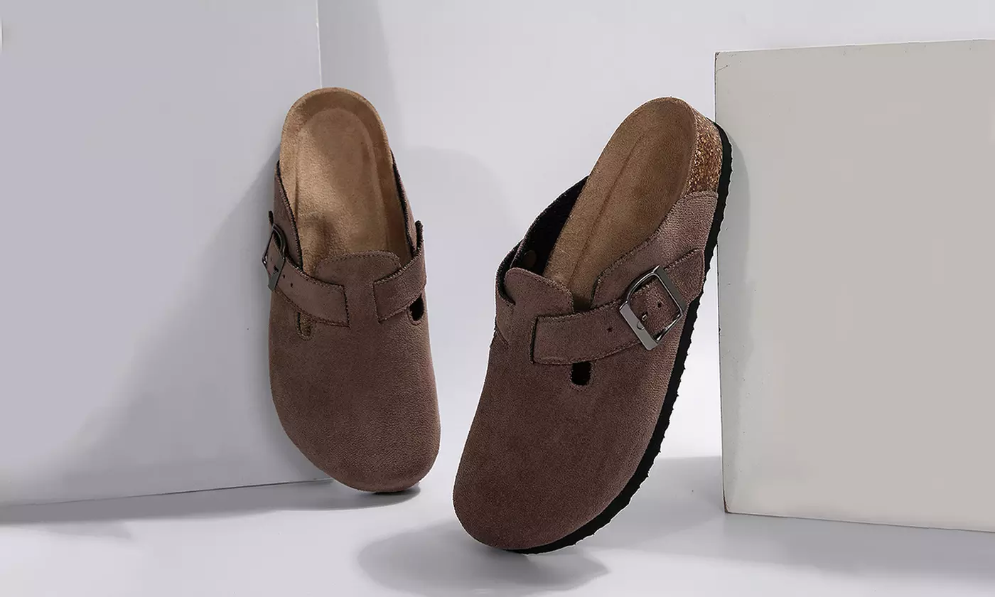 Women's Clogs Suede Slippers Lightweight Clogs