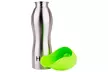Stainless Steel Dog Water Bottle and Travel Bowl - Second Medium