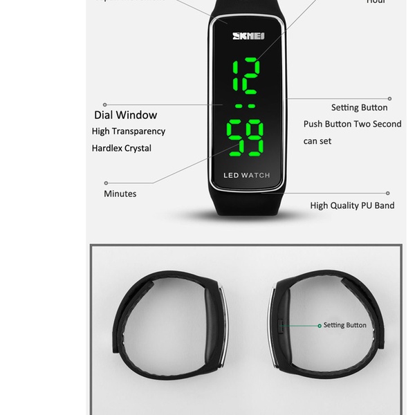 how to adjust led watch band