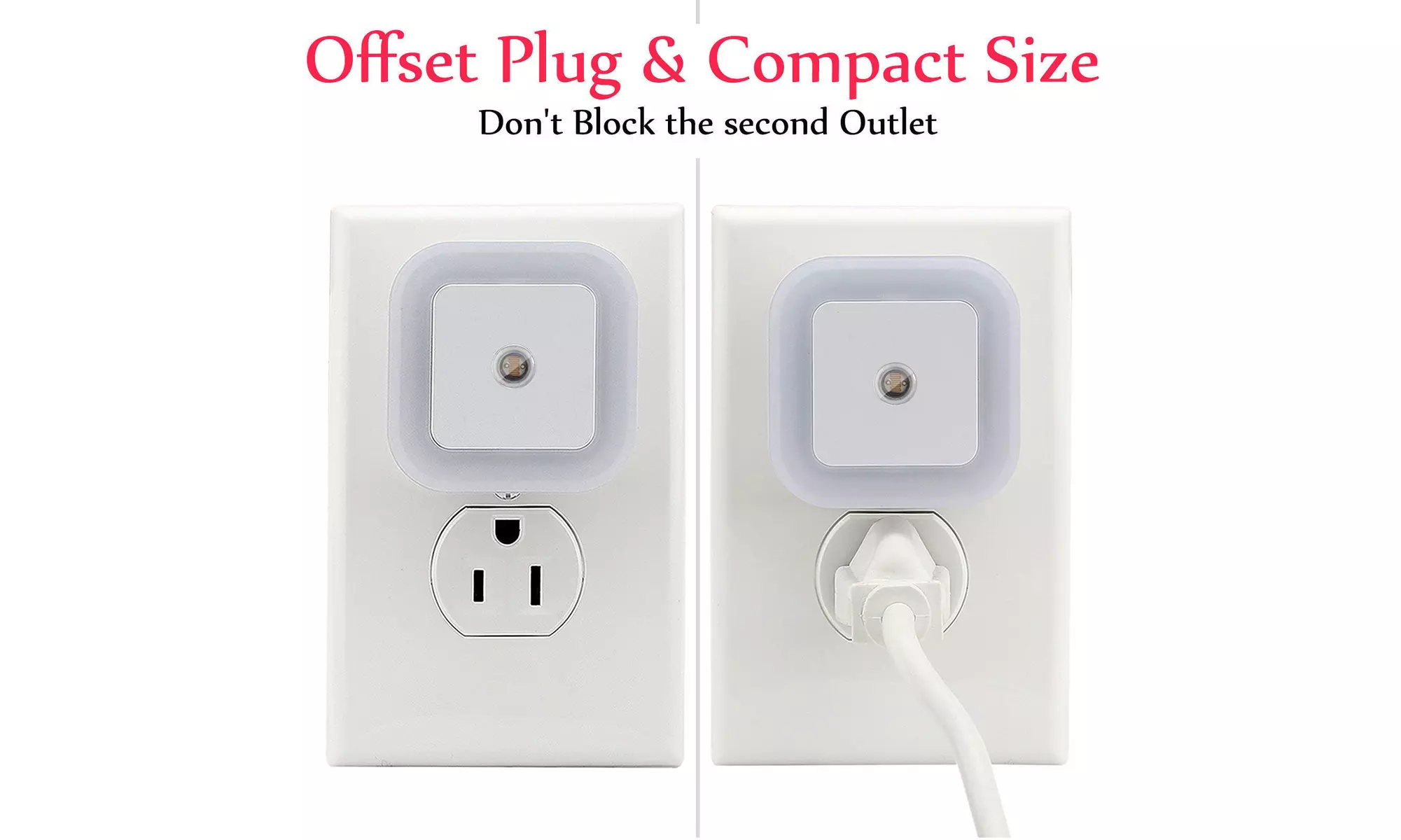 4-8 PCS Auto LED Light Induction Sensor Control Bedside Night Light In Wall Lamp