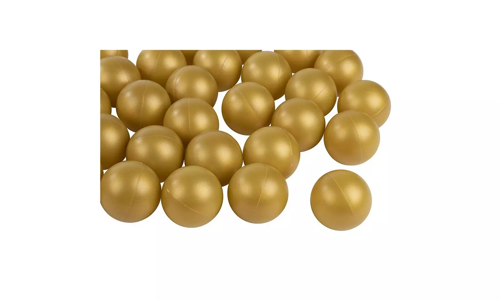 50-Pack Beer Pong Ball, Gold Champagne Ping Pong Balls, Drinking Games, 1.5" - Primary Image