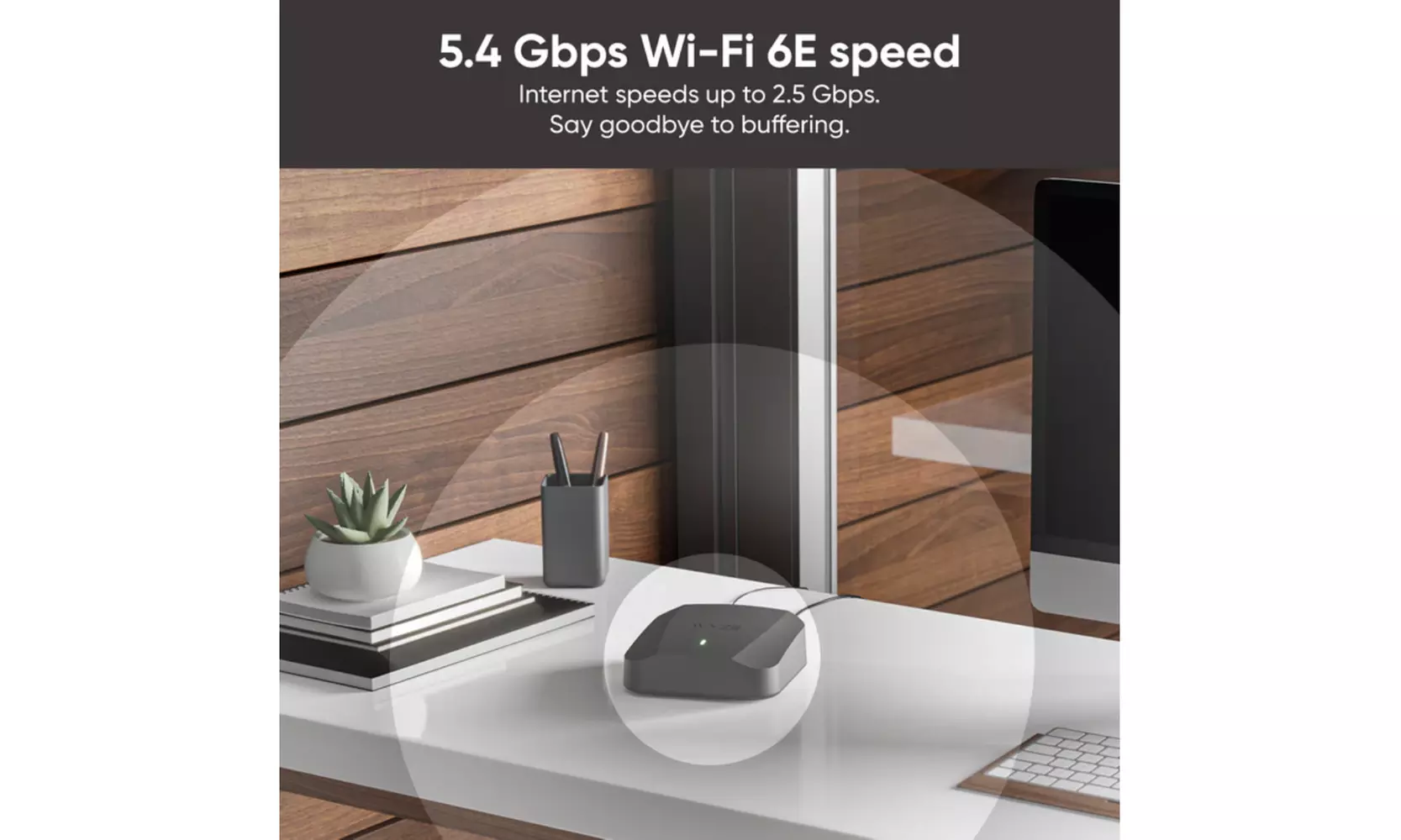 Wyze Wi-Fi 6E Mesh Router Pro Tri-Band - WF6ETBMR - Refurbished
