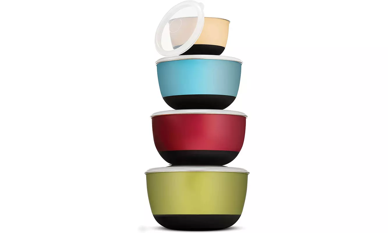 Versatile Stainless Steel Mixing Bowl Sets for Meal Prep, Serving & Food Storage - Primary Image