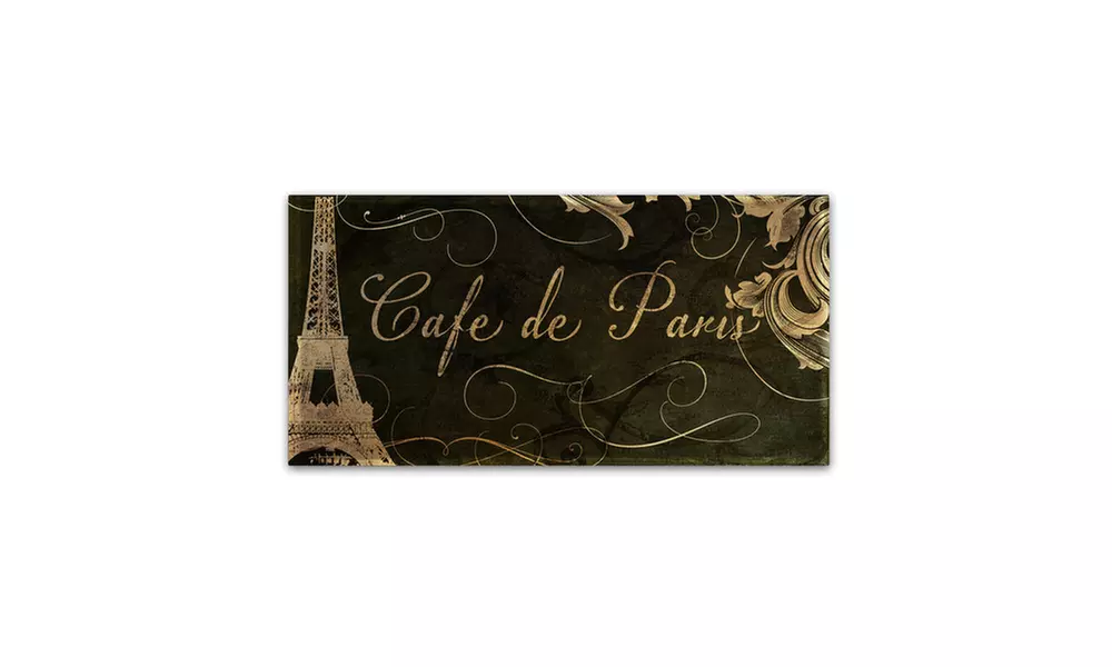 Color Bakery 'Cafe De Paris' Canvas Art - Primary Image