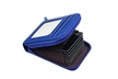 Men's Wallet Genuine Leather Credit Card Holder RFID Blocking Zipper Thin Pocket - Second Medium
