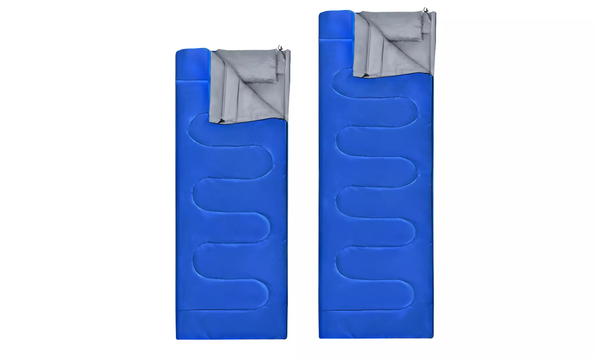 Goplus  Double 2 Person Sleeping Bag Waterproof w/ 2 Pillows Camping 