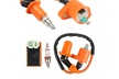 Racing AC CDI Box 6 Pin Ignition Coil Spark Plug for GY6 50-150cc Moped Scooter - Second Medium