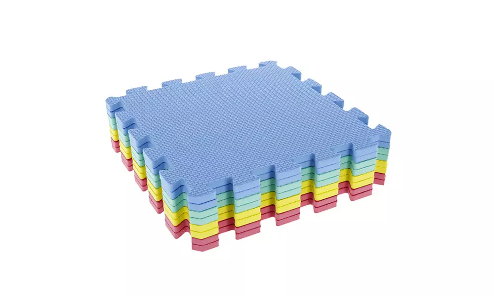 Stalwart Interlocking EVA Foam Padding Floor Tiles Set (8-Pack) - Primary Image