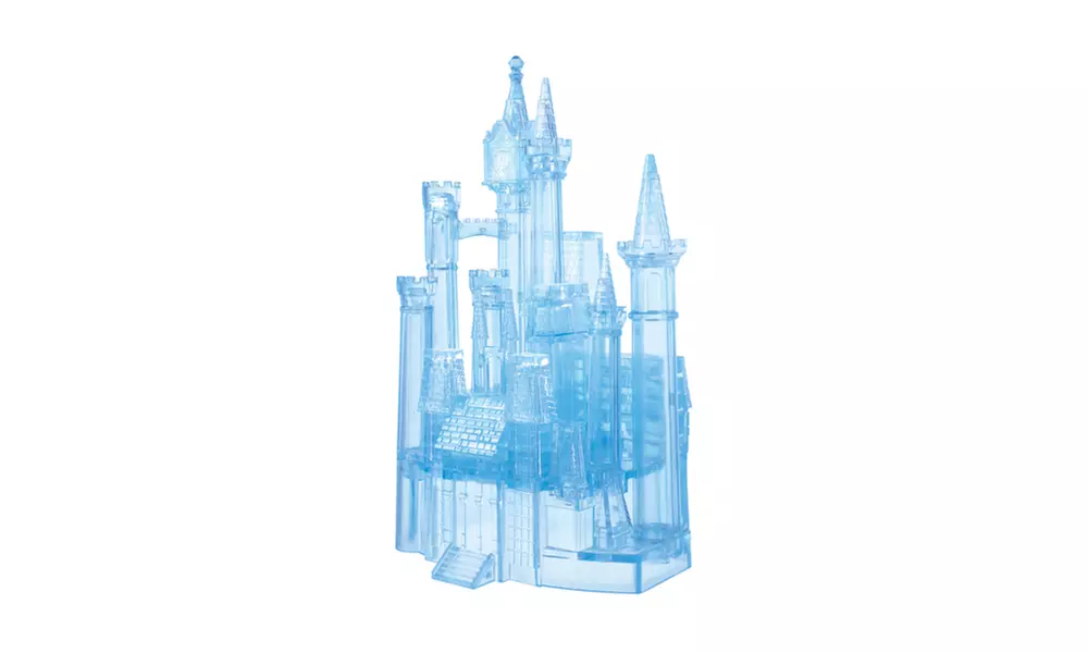3D Crystal Puzzle - Disney Cinderella's Castle: 71 Pcs - Primary Image