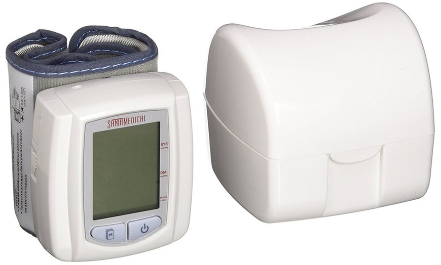 santamedical wrist blood pressure monitor