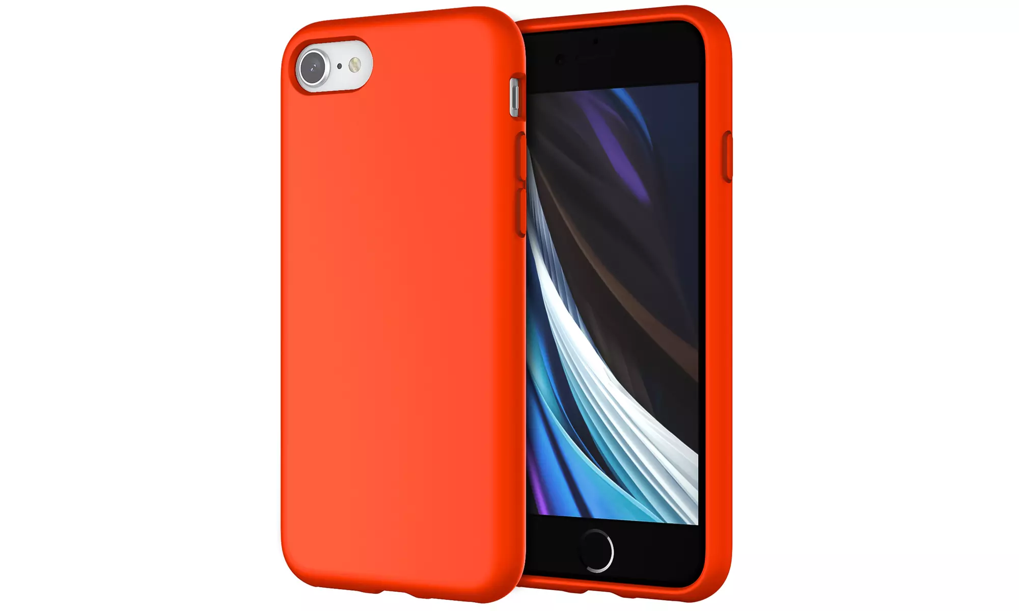 Silicone Case for iPhone 7/8, iPhone SE 3/2, Silky-Soft Touch Shockproof Case