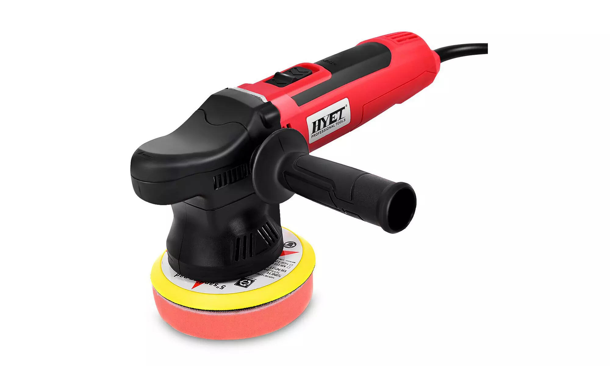 5" Variable Speed Dual-Action Polisher Random Orbital Polisher Kit Auto Detail - Second Medium
