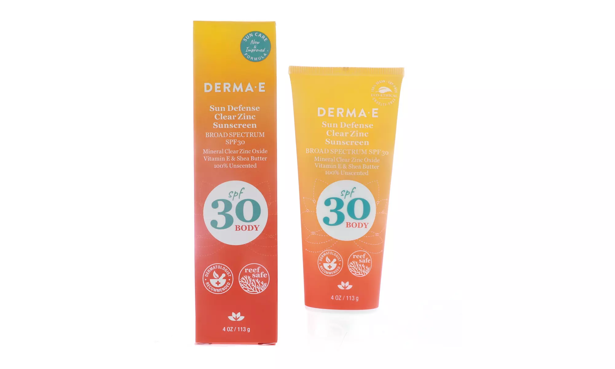 Derma-E Sun Defense Mineral Sunscreen SPF30 Body, 4 oz - Primary Image