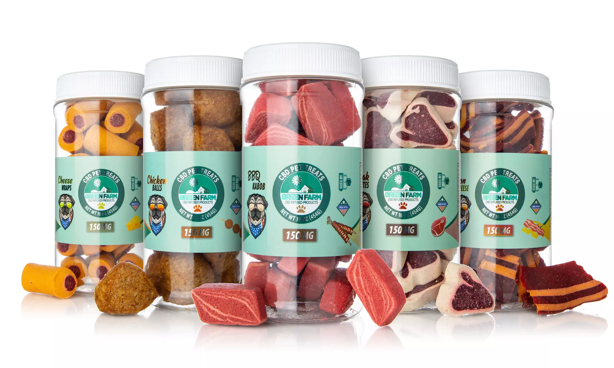 Delicious CBD Dog Treats for Fur-Babies of all sizes from Green Farm