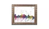 Marlene Watson 'Buffalo New York Skyline Mclr-1' Ornate Framed Art