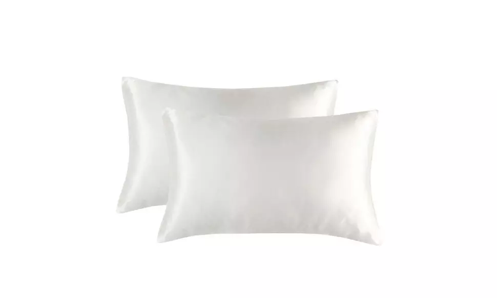 2-Pack Luxury Satin Pillowcases Pillow Cover For Anti-Acne Facial Hair Care