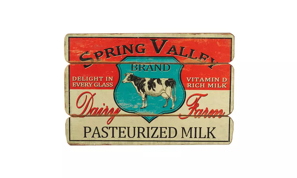 "Spring Valley Brand" Cow Wall Art - Primary Image