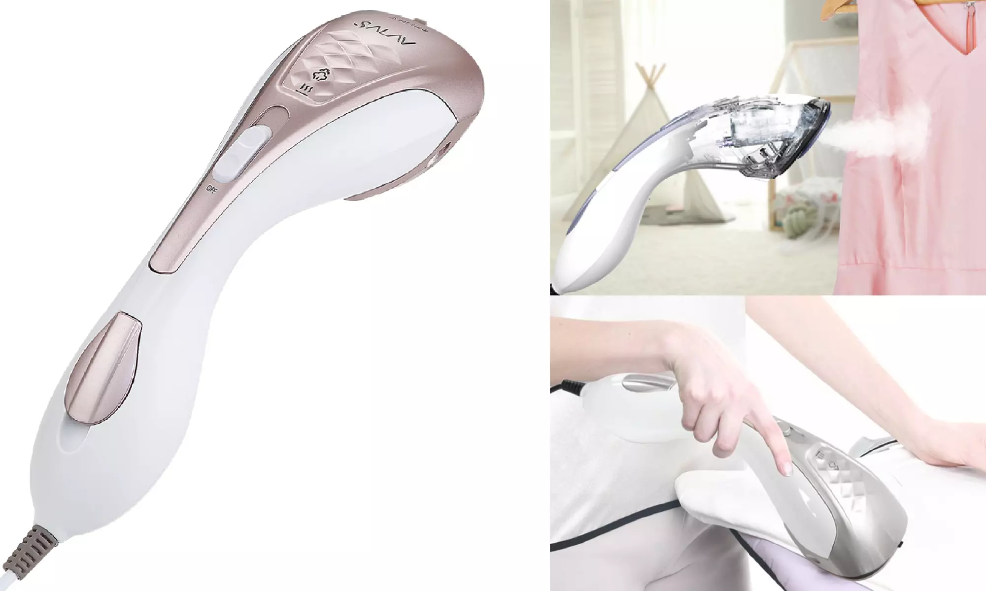 SALAV 2-in-1 Handheld Garment Steamer and Iron (Manufacturer Refurbished) - Primary Image