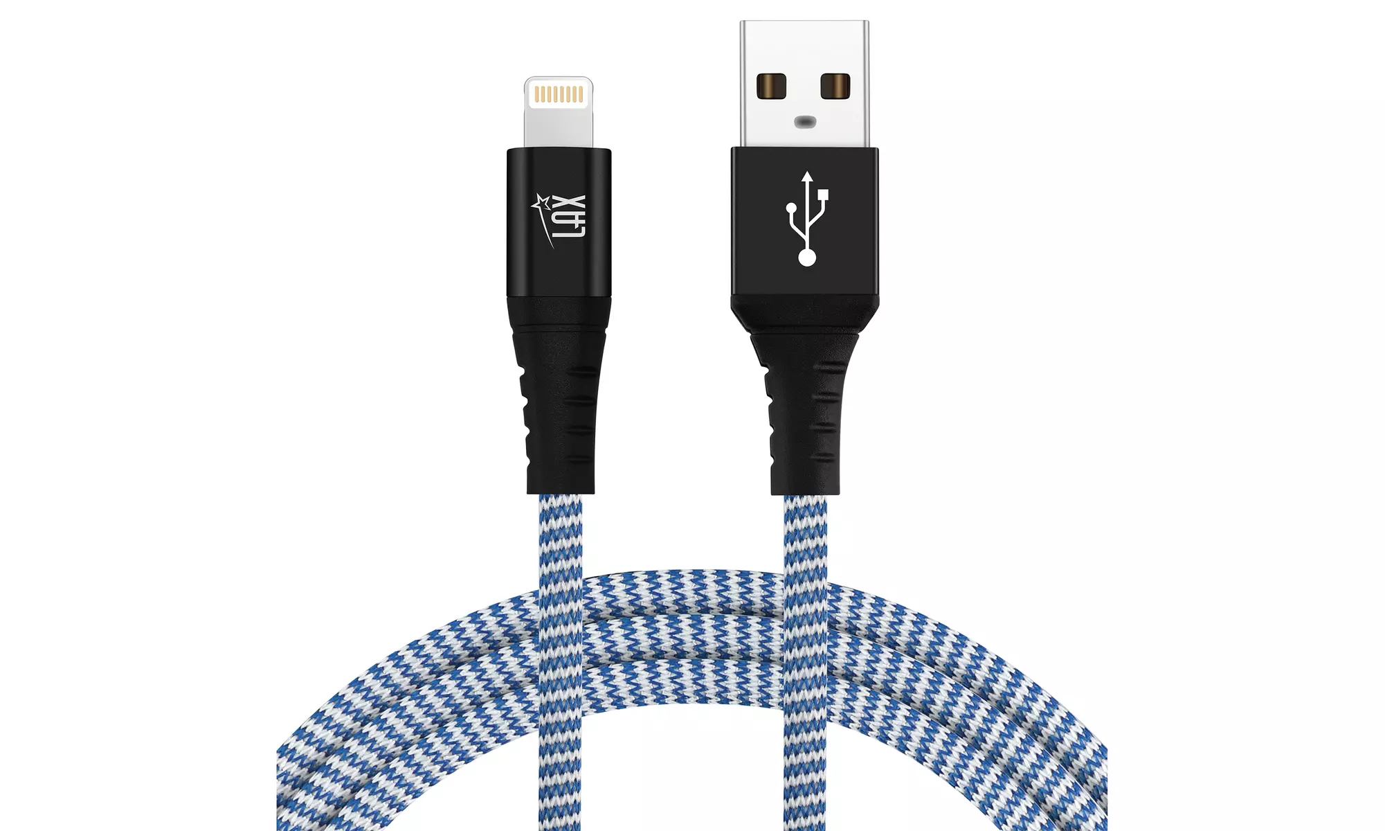 LAX Apple Certified Braided Lightning Cable for iPhone and iPad