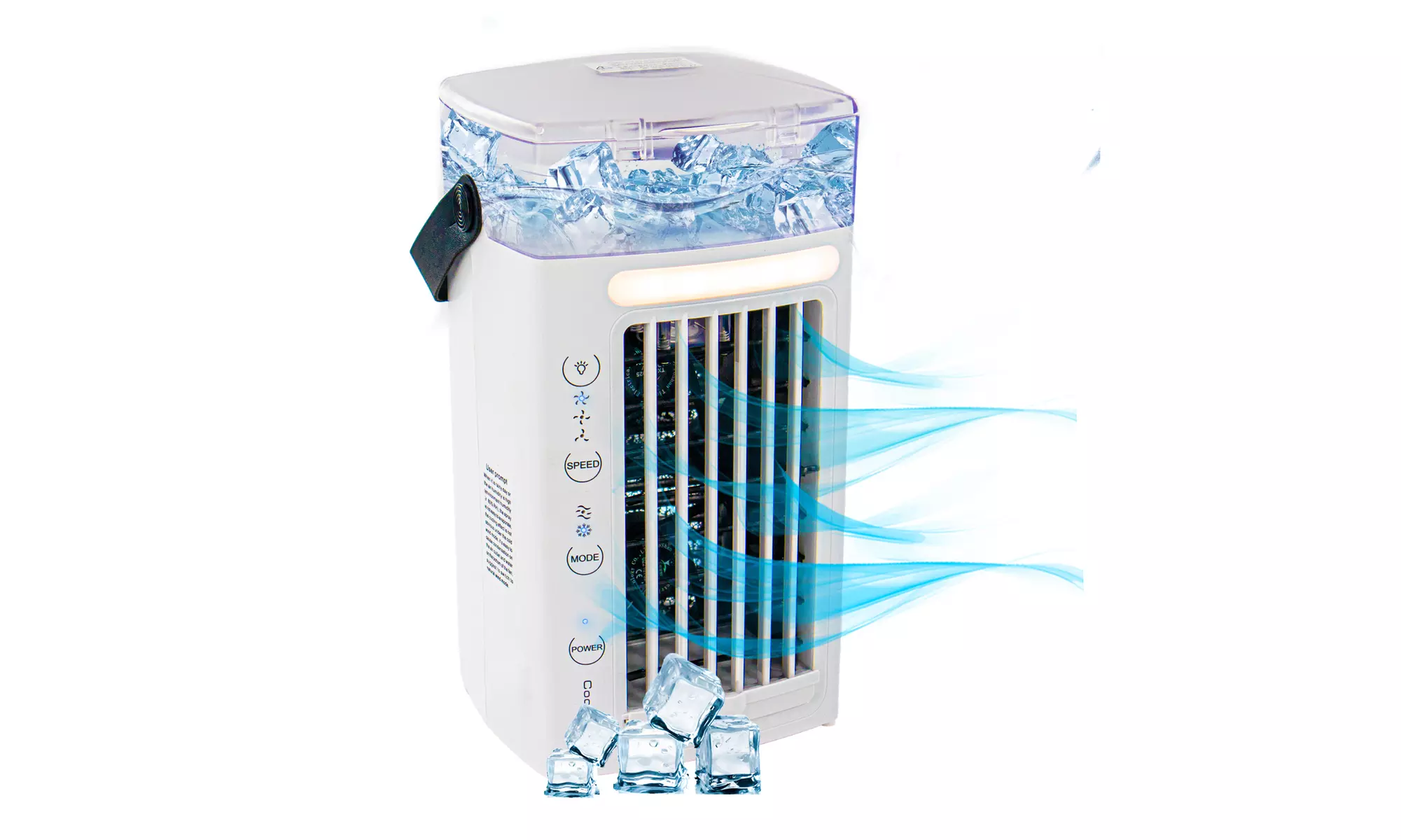 Portable Air Conditioner Personal Space Evaporative Air Cooler Mini AC Dual Fans - Primary Image