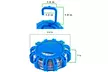 3pc LED Safety Road Side Emergency Flares Warning Disc Light Beacon - 9 Modes - Second Medium